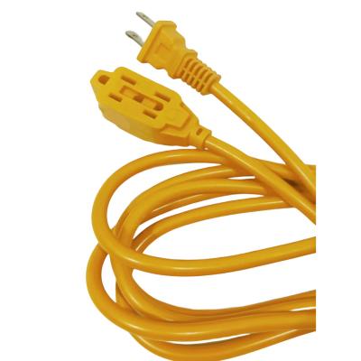 China Industrial Equipment 25FT  custom indoor extension cord  wire grounded hevay duty 18AWG 125V for sale