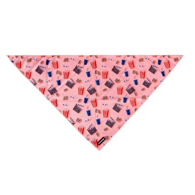 China Custom Padded Sublimation Polyester Pattern Dog Bandanna Customized Printed Dog Bandanna for sale