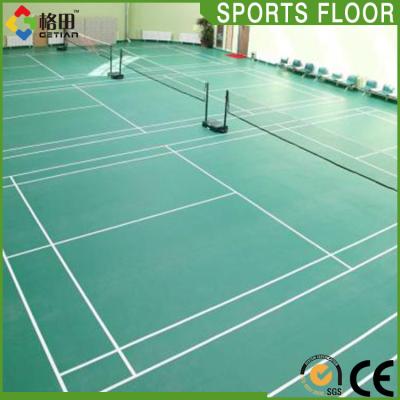 China Sports flooring new style indoor badminton court flooring, high quality portable badminton court flooring / badminton mat manufacturer in Canton for sale