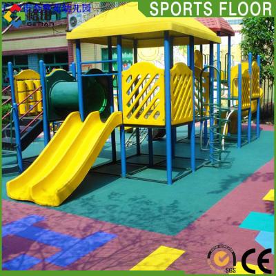 China Outdoor Multifunctional Kindergarten Flooring , Kids Environmental Floors Used In Kindergarten Playground for sale