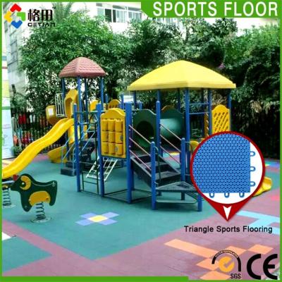 China Colorful Tikes Small Outdoor Playground Flooring, Kids Outdoor Playground Flooring for sale