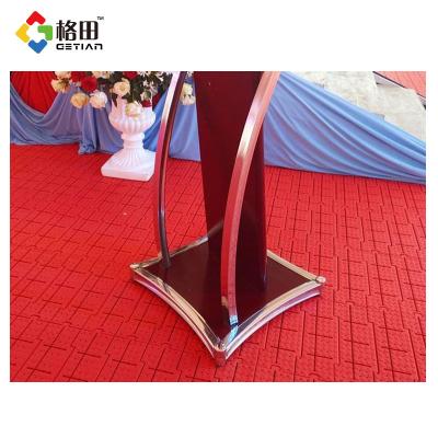 China Grass Pad Interlocking Plastic Party Tent Grass Pad Floor For Tent Use, Concert Event for sale