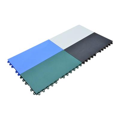 China Garage unique design plastic flooring OEM, interlocking industrial flooring, interlocking waterproof outdoor flooring for auto parking for sale