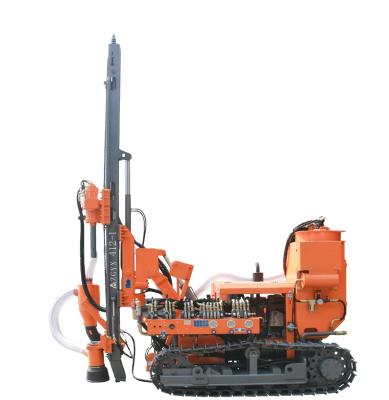 China Farms Mine 50hp Dth Drilling Diesel Well Rig Manhole Portable Water Well Rotary Separated Drilling Rig for sale