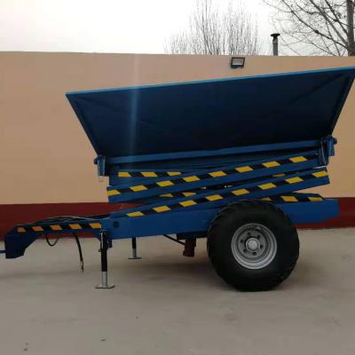 China Other Matching Trailers 2ton Hydraulic Tractor 30-40HP Back-tipping Tractor Tilting Trailer With Lift for sale