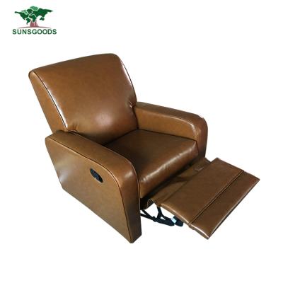 China Electronic (Others) Adjustable Contoured Home Theater Chairs With Foot Rest And Cup Holders And Trays for sale