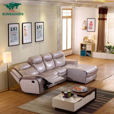 China Reclining Sofa Customized Sectional Leather Couches , Leather Couch Recliner for sale