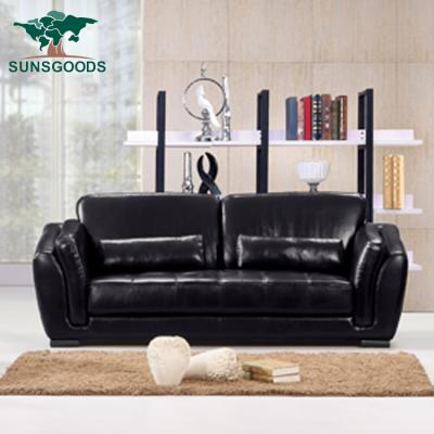 China (Size) adjustable real black leather sofa, Dubai leather sofa furniture, 5 seater sofa set for sale