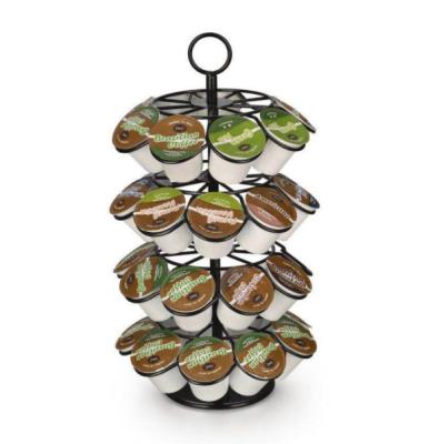 China Compatible Viable Ecocoffee Storage K-Cup Coffee Capsule Holder Coffee Pod Carousel Holder Organizer with 36 Cup Pods for sale