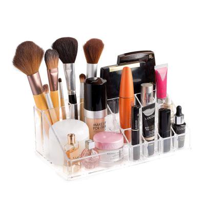 China Viable Storage Cosmetic Organizer for Lipstick Eyeshadow Brush Perfume Picosecond Makeup Drawer Stackable Waterproof Plastic Small for sale