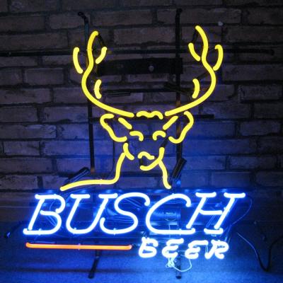 China Buildings OEM Drop Shipping Vintage Beer Neon Sign Metal Grid Neon Light Coors Neon Light Custom Glass Sign for sale