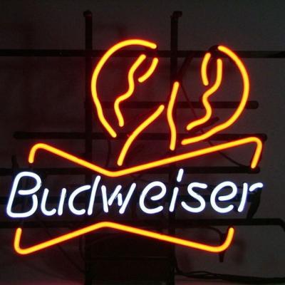 China Residential Garage Free Custom Glass Club Glass Neon Sign Vintage Manufacturers China Design Neon Sign Beer Bud Glass Neon Lamp for sale