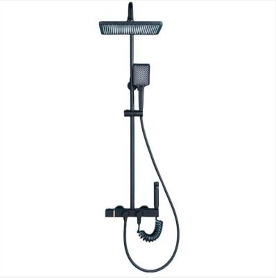 China Newly High Quality Bathroom System Rain Shower Sliding Bar Bath Waterproof Luxury Home Shower System for sale