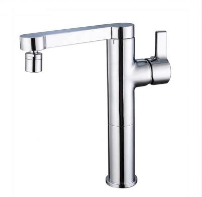 China Hot And Cold Fauce Good Prices Bathroom Water Faucet Stainless Steel Single Basin Faucet Modern Single Hole Control Basin Faucet for sale