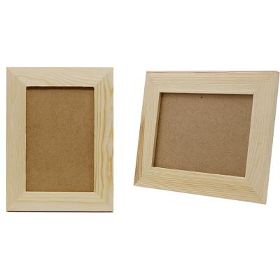 China Wood Factory Provides Unfinished Wood Frame Photo Frames for sale