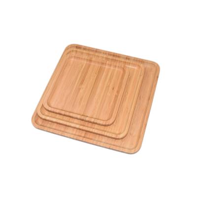 China Large Modern Rustic Home Decor Coffee Tea Table Wooden Serving Tray for sale