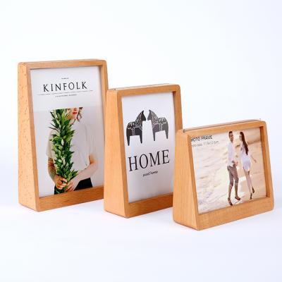 China Latest Modern Customized Wholesale Products With Logo Home Decoration Wooden Photo Frame for sale