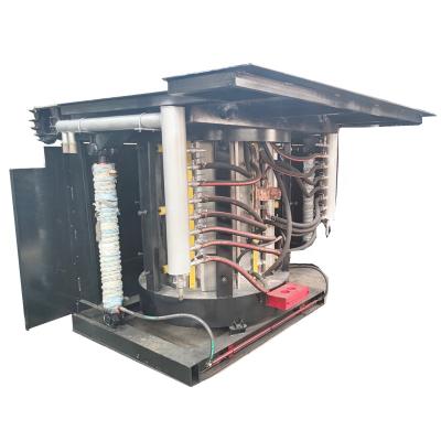 China Factory 0.5T Capacity Melting Platinum, Rhodium, Palladium TWC Making Steel Case Induction Furnace for sale