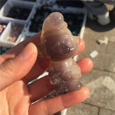 China Natural Fluorite Crystal Carving Spirit Home Decorative Crystal Healing Crafts Wholesale from China for sale