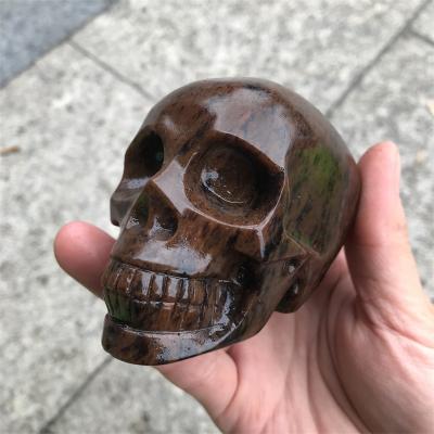 China China Wholesale Hand Carved Crystal Skulls Craft Carving Crystal Head Skulls for sale