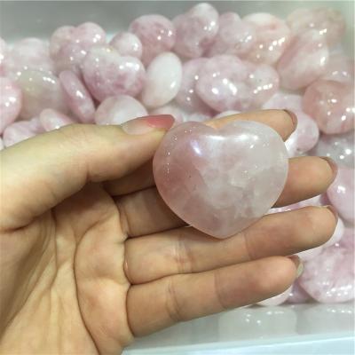 China China Wholesale Price Rose Quartz Crystal Hearts Gemstone Quartz Hearts for sale