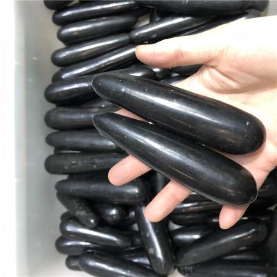 China Natural China Crystal Stone Black Tourmaline Massage Magic Wands Massage Wands for sale