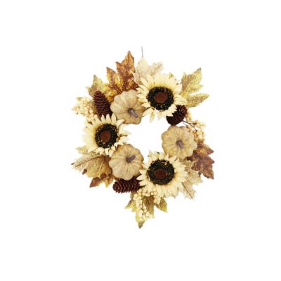 China 2022 Outdoor New Holiday Party Halloween Sunflower Garland For Home Decor for sale