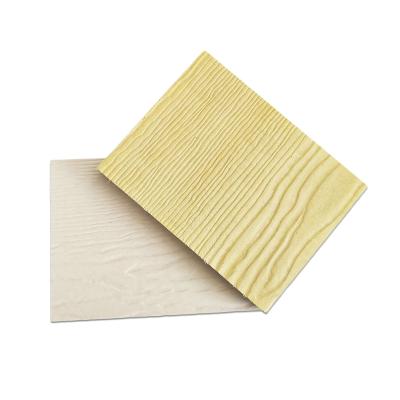 China Industrial Non-Asbestos 8mm High Density Fireproof Yellow Wood Grain Sulphate MgO Board For Internal And External Wall for sale