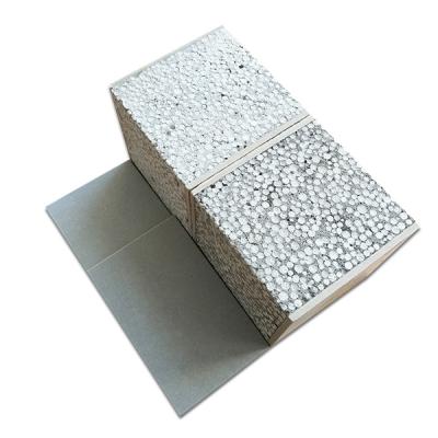 China Traditional High Strength Fireproof Factory 75mm Fiber Cement EPS Sandwich Wall Panels For Interior And Exterior Walls for sale