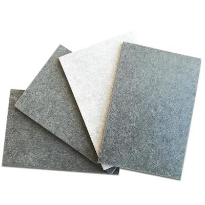 China 6mm Non-Asbestos Class A1 Fire Retardant Non-Asbestos 100% Dark Gray Polished Fiber Cement Panel Panels For Interior And Exterior Walls for sale