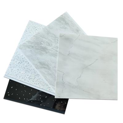 China Traditional High Gloss Waterproof Vinyl Marble Wall PVC Panel Fireproof Board For Interior Wall Partition for sale