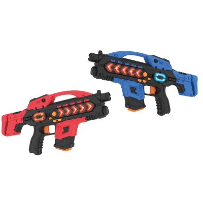 China Interactive Toy Electronic Gun Induction Laser Projection AR Children Throw Shooting Laser Game Toys Electric Gun for sale