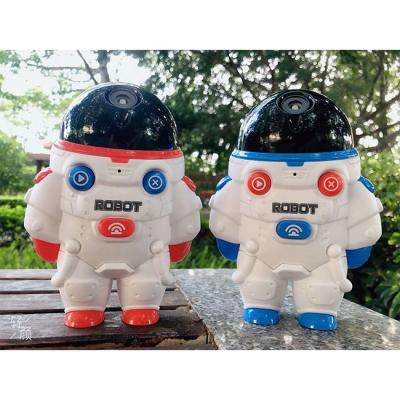 China Wholesale Funny Toy Bubble Outdoor Robot Machine Summer Toy Robot Blowing Toy For Boys Girls for sale