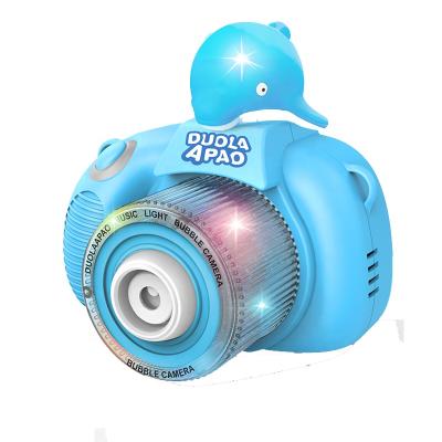 China Plastic Music Camera Bubble Machine Toys Automatic Bubble Memories Maker Fan Game Baby Tub Bath Toy For Kids for sale