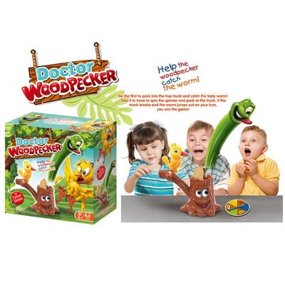 China Home Games Plastic Smart Interactive Woodpecker Tabletop Education Insectivorous Game For Sale for sale