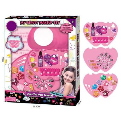 China Make Up Toys OEM Child Real Make Up To Pretend Play Gift Toy Kit Private Label Cosmetics Kids Girls Makeup Set for sale