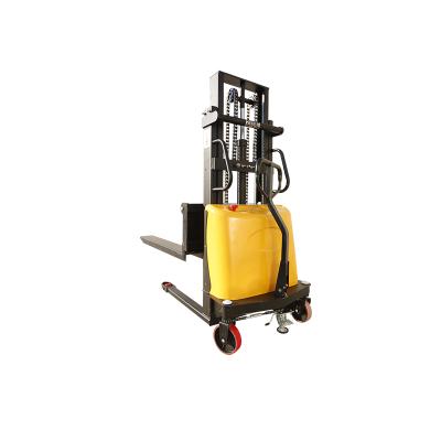 China Building Material Shops Semi Electric Stacker 2ton Pallet Stacker With Factory Price for sale