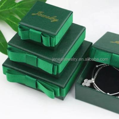 China Royal high quality jewelry boxes with sliver with different color and custom made high end jewelry box in different sizes for sale