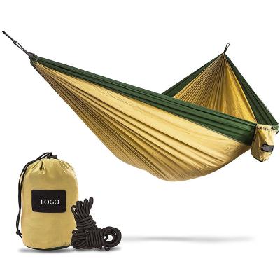 China Customized High Quality Durable Outdoor Portable Folding Hammock With Carry Bag For Camping for sale