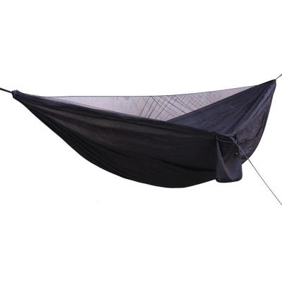 China Amazon Outdoor Portable Parachute Durable Hot Selling Nylon Camping Hammock With Net for sale