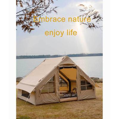 China Hot Sale Outdoor Inflatable Tent Camping Tent Inflatable Tent Home Straight Tying Type for sale