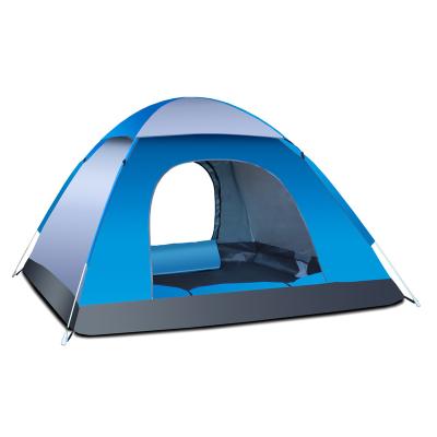 China Portable Breathable Rainproof UV Proof Tent Automatic Noise Up Camping Tent Quick Build Dome Camping Tent for sale