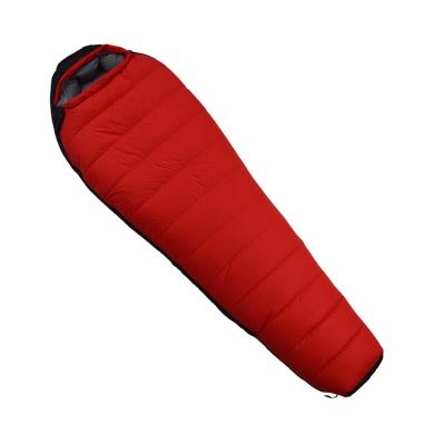 China 2022 Mummy Sleeping Bag Compact Duck Down Sleeping Bag Winter Sleeping Bag Outdoor Double Camping Warm for sale