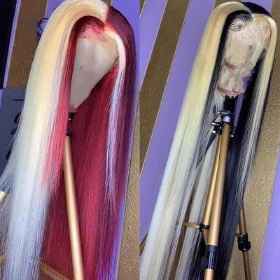 China 40 Inch Blonde Body Wave 613 Hd Glueless 30 Pre Plucked Full Lace Wig Human Hair Virgin, 40 Inch 5x5 Human Hair Lace Front 613 Blonde Wigs for sale