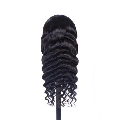 China 100% Brazilian Loose Curly Deep Wave Human Hair Wigs For Black Women Wholesale Virgin Hair Raw Loose Deep Closure Wig Hair Extensions for sale