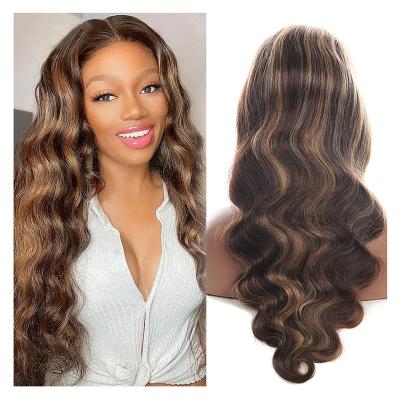 China Full Body Wave 150% 180% Density HD Lace Hair Wigs For Color Women, Transparent Lace Front Wig Wholesale Virgin Brazilian Hair for sale