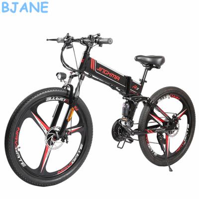 China Bjane 26*4.0inch Electric Fat Tire Electric Bicycle 48v10.4a 750w Bjane 26*4.0inch Fat Tire Electric Bike Aluminum Alloy Mountain Bike 27speed Standing Cross Country Powerful Bike for sale