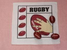 China Rugby Shaped Compressed Towel as YT-613 for sale