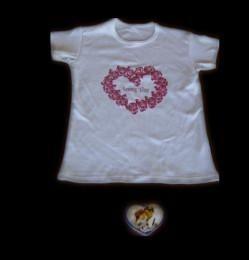 China Compressed T-Shirt in Heart Shape (YT-770) for sale