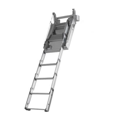 China Folding Ladders CE Certificate With Telescope Electric Remote Control Attic Attic Ladder zu verkaufen